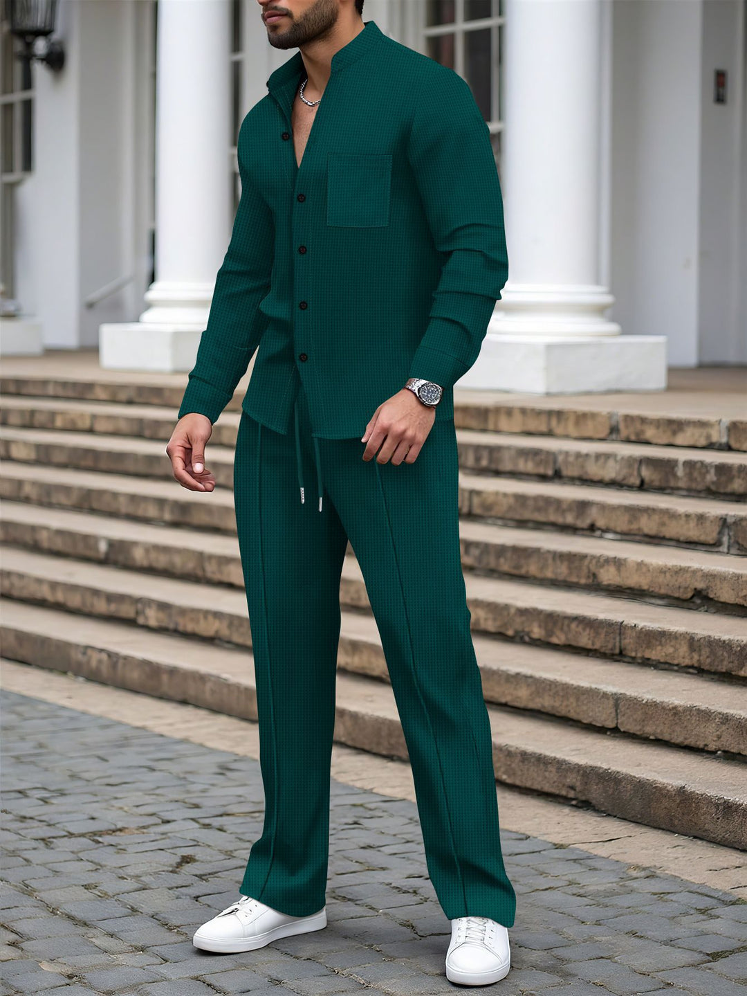 Waffle Texture Premium Set – An upgrade for your casual look - CheapSeasons