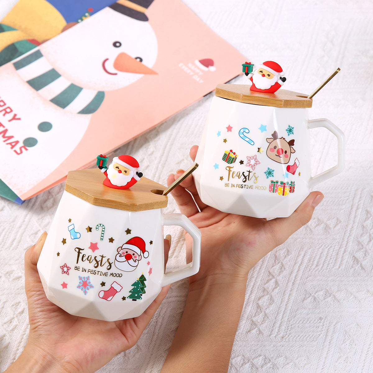 Creative Christmas Gift Box Set Gift Mug